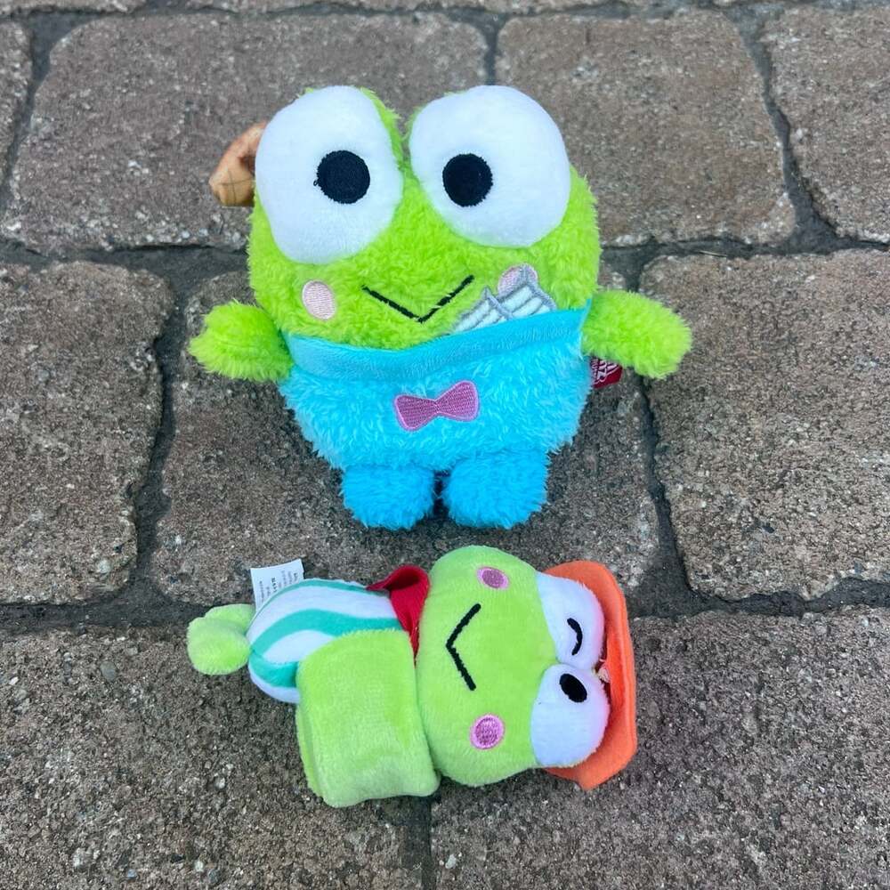 Bum Bumz Keroppi Ice Cream Hello Kitty & Bullsitoy Keroppi Plush Snap Bracelet